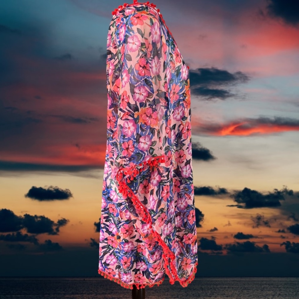 💖 Lulla Collection Floral Kimono Cover Up 💖
